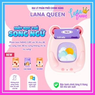 Máy Đọc Thẻ Flashcard Tiếng Anh Việt Song Ngữ 224 từ vựng cho bé - LANA QUEEN