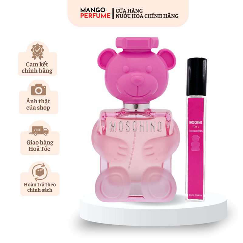(Chính hãng) Nước hoa Moschino Toy 2 Bubble Gum 10ml