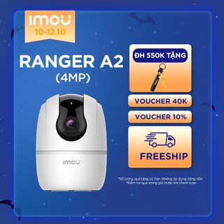 [Mã ELIM10 giảm 10% đơn 800K] Camera Wifi trong nhà Imou Ranger A2 (4MP) I IPC-A42P I Xoay toàn cảnh 360