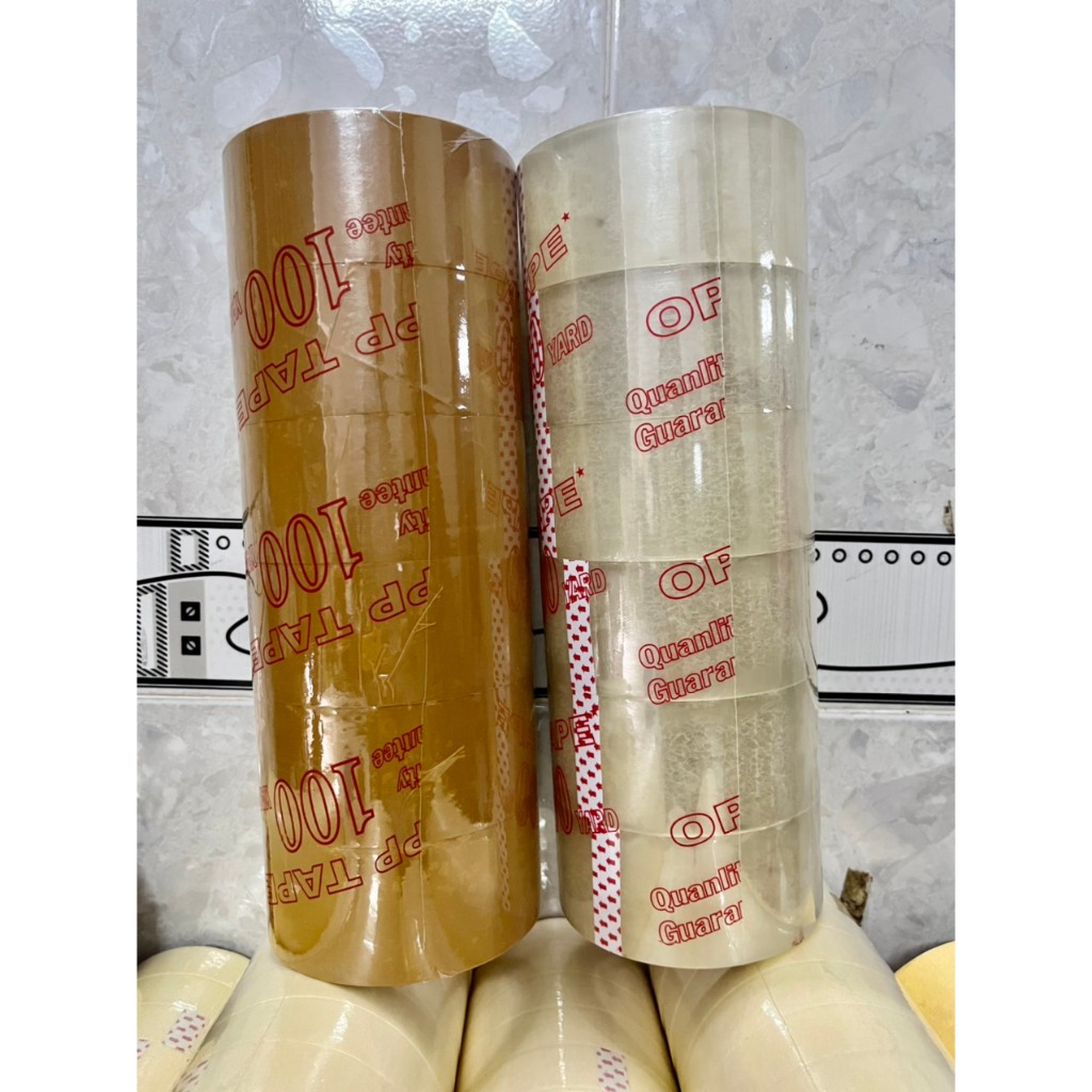 Băng Keo 100Y Yard lốc 6 cuộn OPP