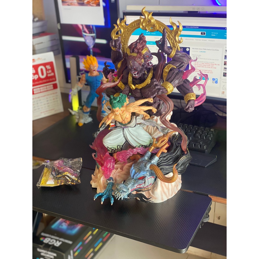 Mô Hình Zoro Thần Ashura Cửu Kiếm Ashura 52cm FULLBOX new