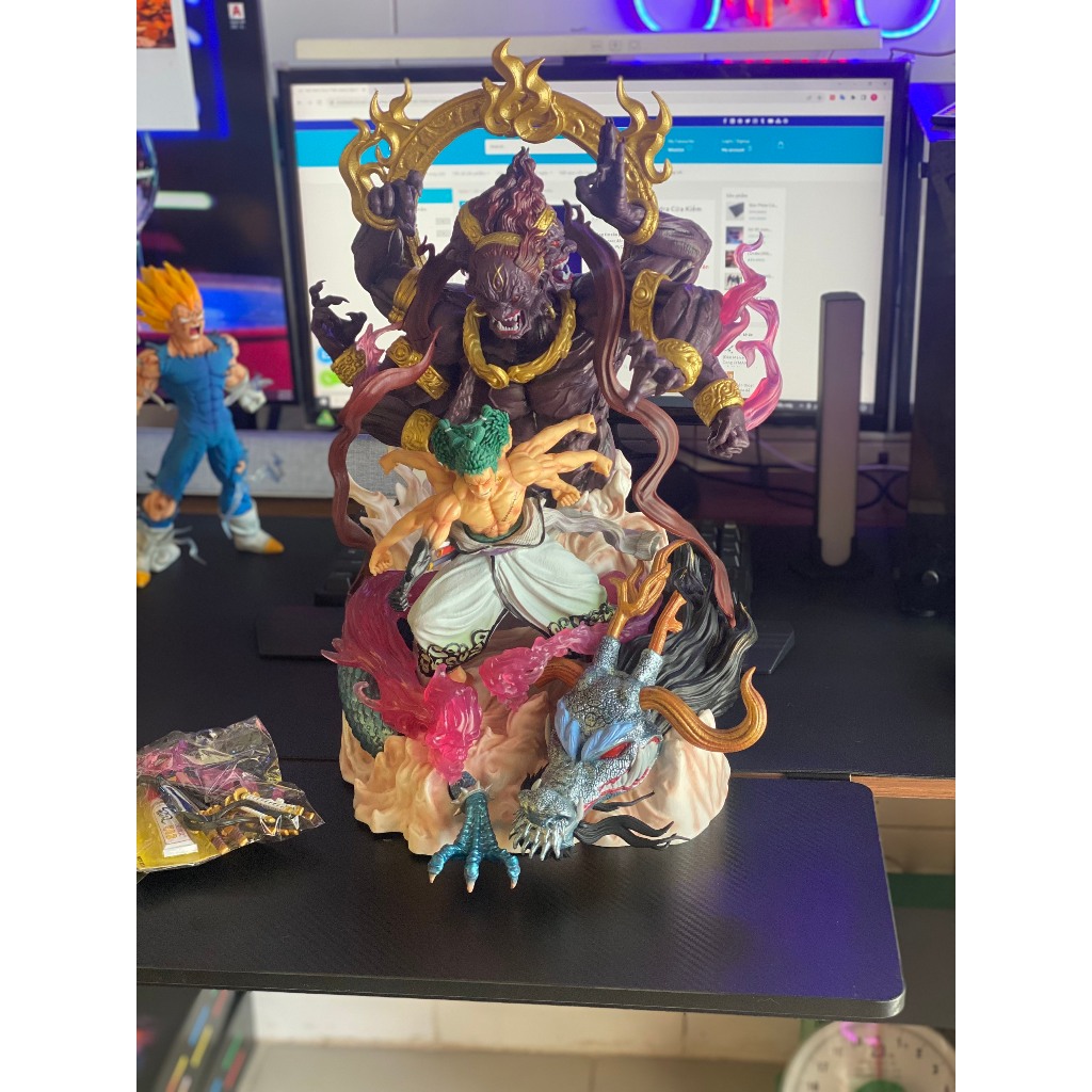 Mô Hình Zoro Thần Ashura Cửu Kiếm Ashura 52cm FULLBOX new
