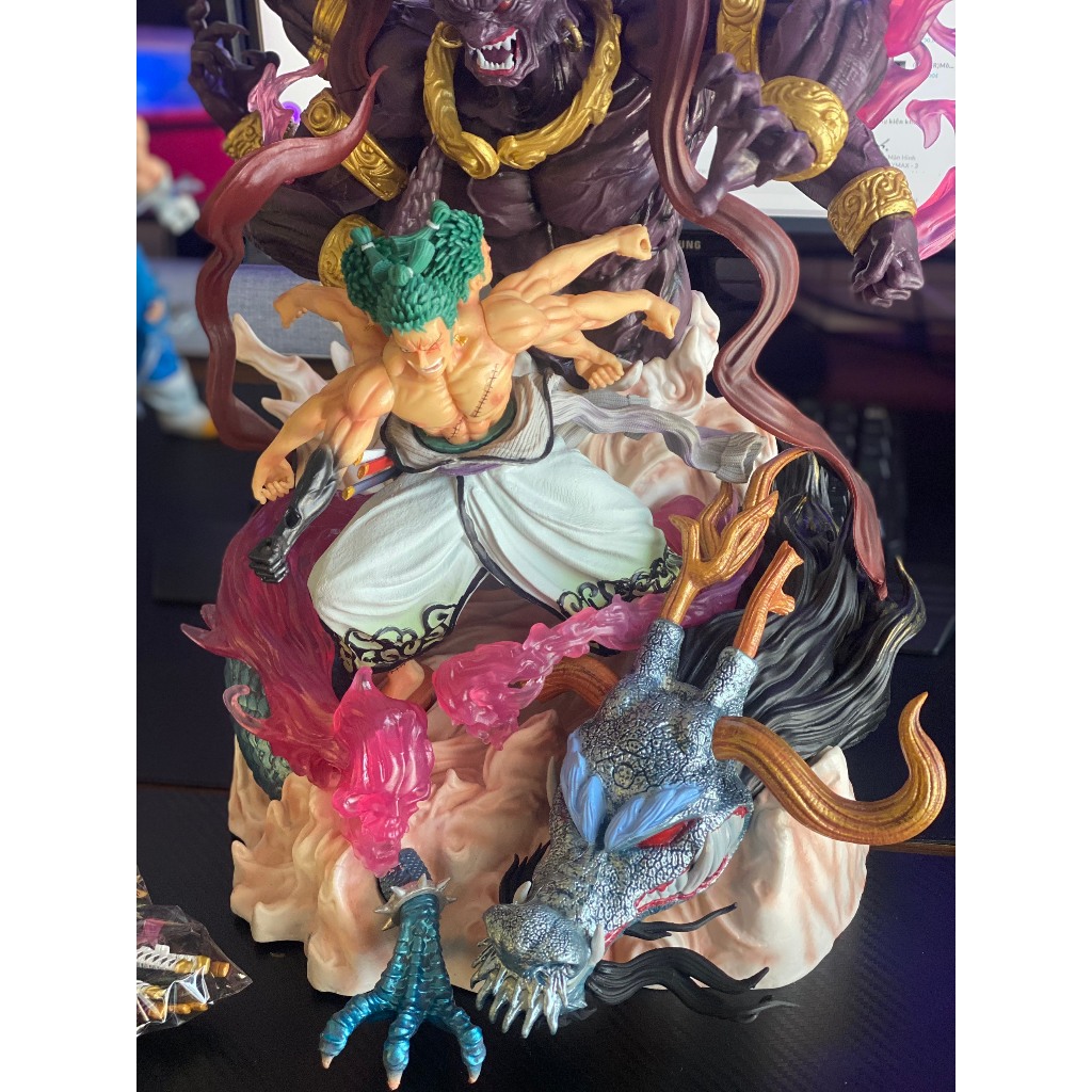 Mô Hình Zoro Thần Ashura Cửu Kiếm Ashura 52cm FULLBOX new