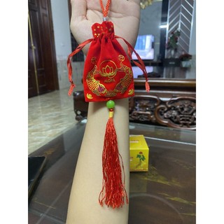 Túi Gấm Đỏ Bình An Alofa