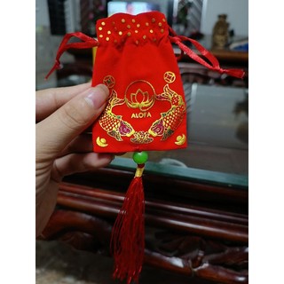 Túi Gấm Đỏ Bình An Alofa