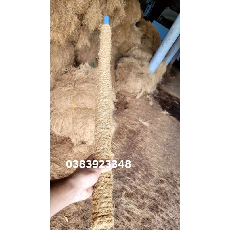 Trụ pvc quấn xơ dừa dài 100cm