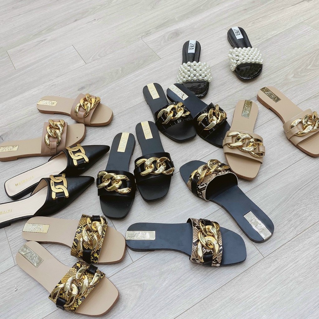 Dép lê nữ da mềm