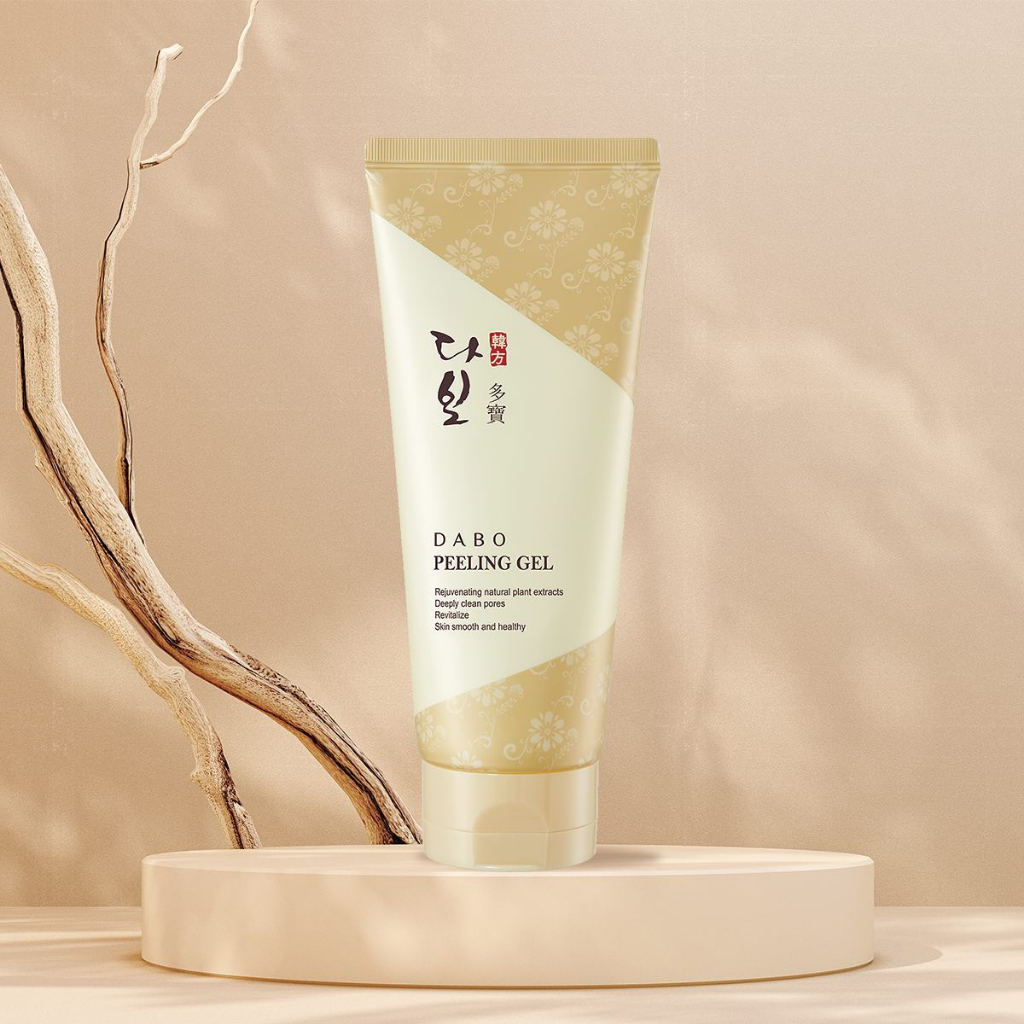 Kem tẩy da chết mặt và toàn thân giúp trắng da xóa thâm xạm DABO PEELING GEO Hàn quốc 180ml/Hộp- Hàng chính hãng
