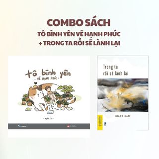  Sách - Combo 2 cuốn Tô Bình Yên Vẽ Hạnh Phúc + Trong Ta Rồi Sẽ Lành Lại 