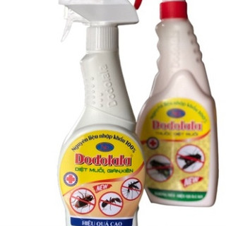 Thuốc xịt muỗi, kiến, dán dodolala hiệu quả không mùi chai xịt 350ml - thuốc thú y& bvtv minh tuệ