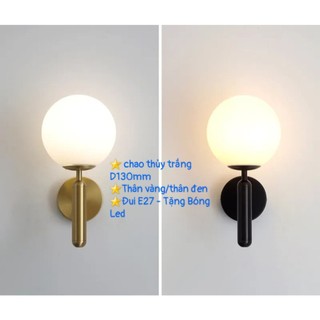 TG1730 - Đèn tường - Cầu thang mạ đồng phong cách Bắc Âu - Tường ngủ trang trí 1743 - tặng kèm bóng