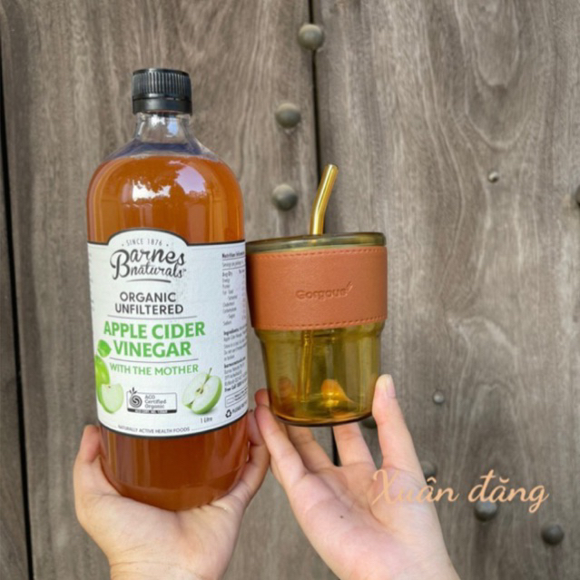 Giấm táo hữu cơ Barnes Naturals  - Organic Apple Cider Vinegar