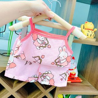 Đồ bộ 2 dây cho bé gái 8-18kg
