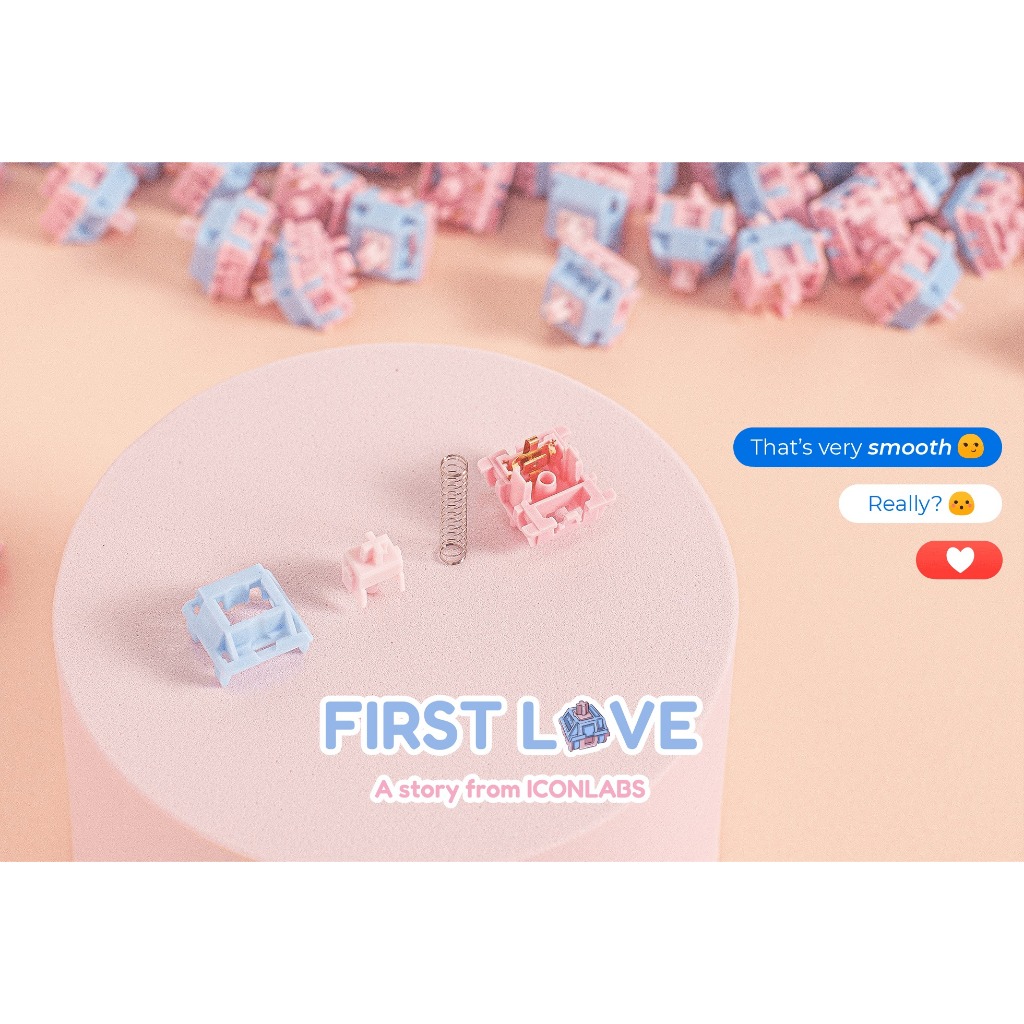 Switch First Love | Linear 50g | Công tắc bàn phím cơ | TKS | BigBuy360 - bigbuy360.vn