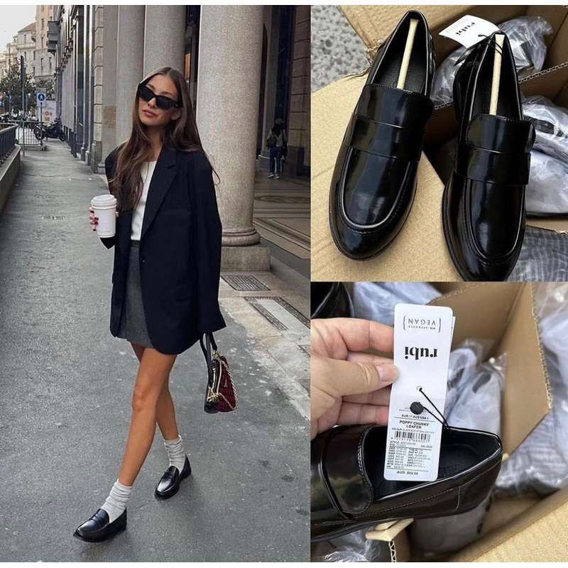 Giày Rubi Polished Flat Loafer nữ đơn giản dễ phối đồ
