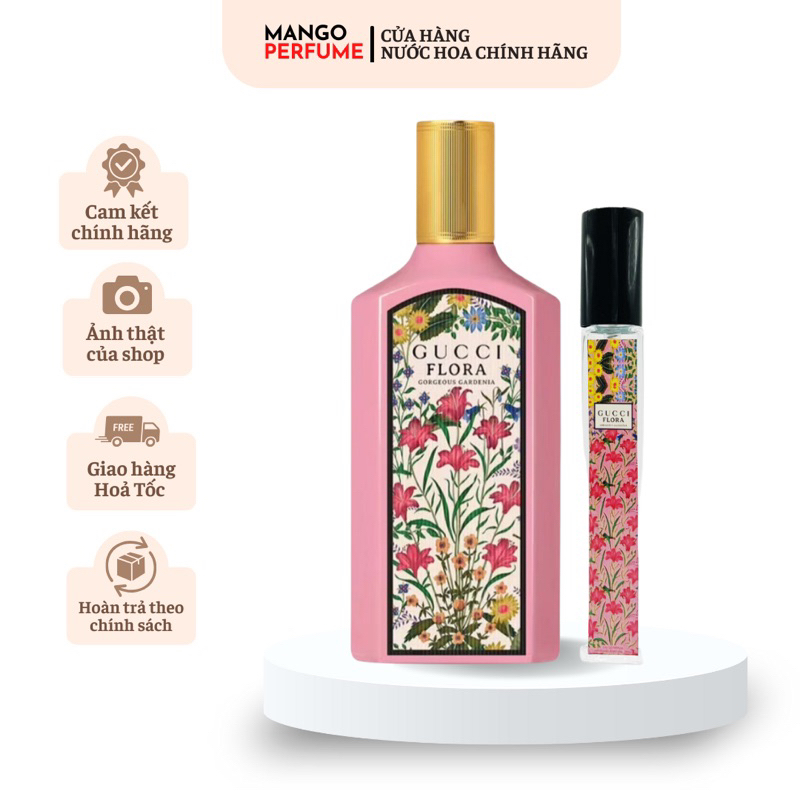 (Chính hãng) Nước hoa Gucci Flora Gorgeous Gardenia 10ml