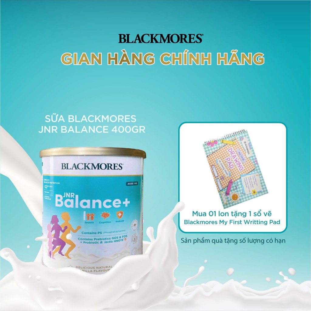 Sữa Blackmores JNR Balance+ Của Úc Lon 400g