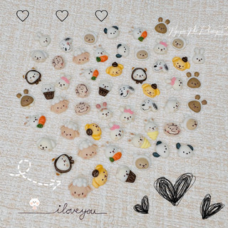 Charm thú bột nổi