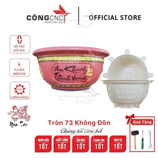 Khuôn chậu tròn 73 hàng việt nam không chân đôn