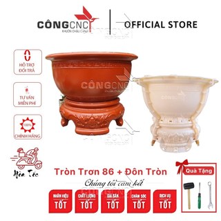 Khuôn đúc chậu abs, tròn trơn 86 kèm chân đôn