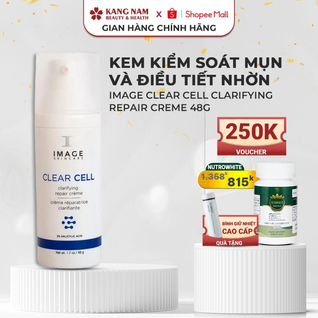 Kem Kiểm Soát Mụn Và Điều Tiết Nhờn Image Clear Cell Clarifying Repair Creme 48g