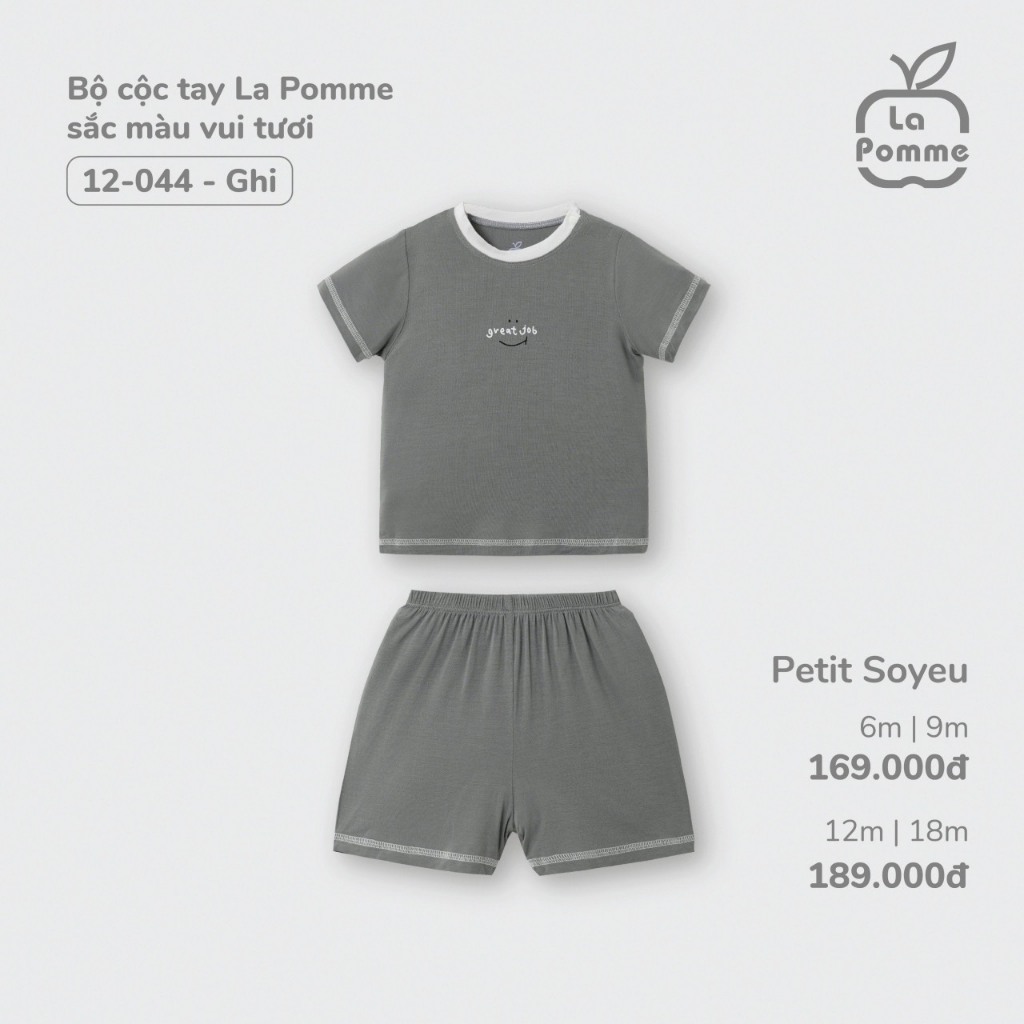 Lapome - Bộ cộc tay Sắc màu vui tươi LP12044