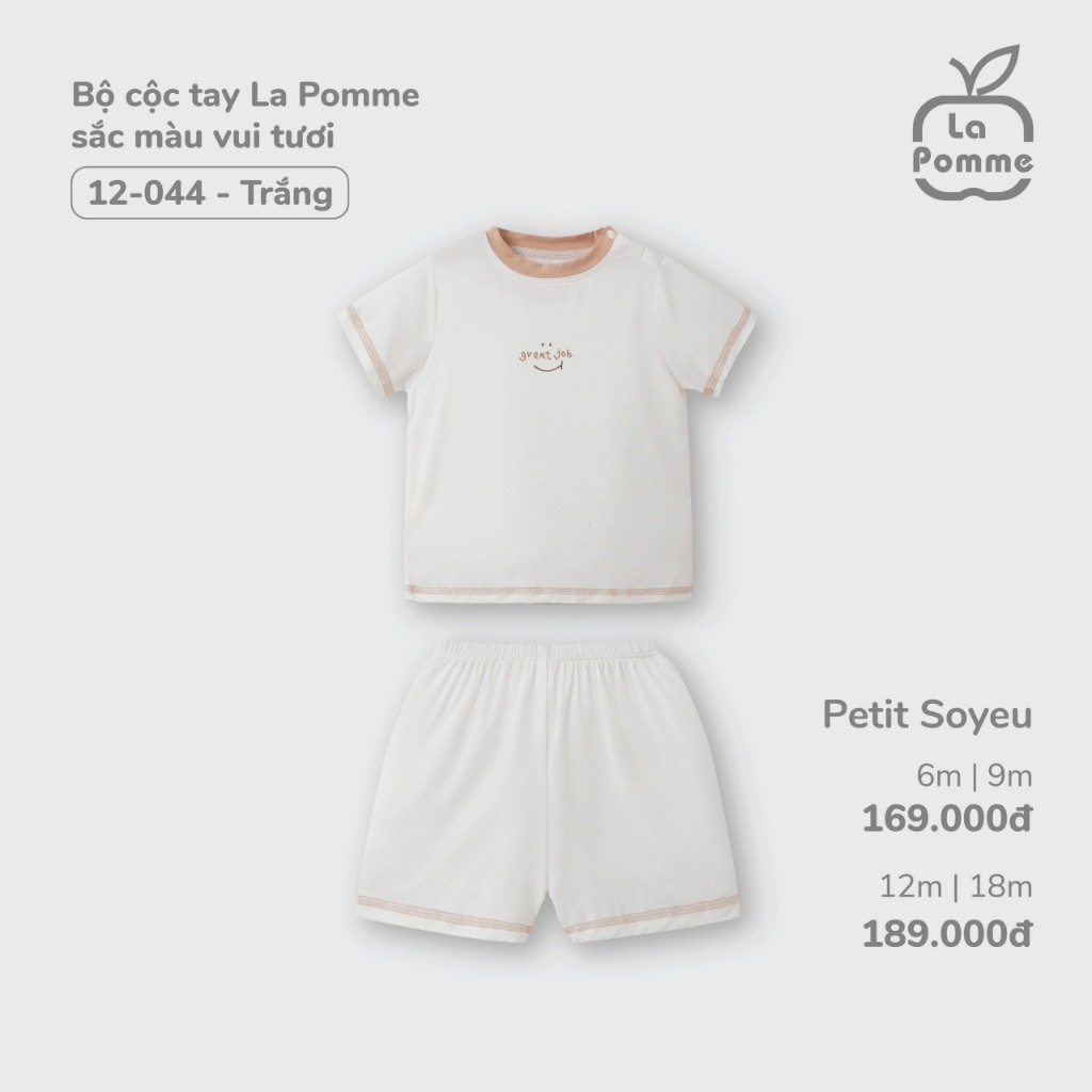 Lapome - Bộ cộc tay Sắc màu vui tươi LP12044