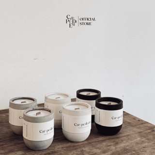 BST nến thơm thủ công Car pe di em cao cấp với hũ xi măng phù hợp làm quà tặng lịch sự