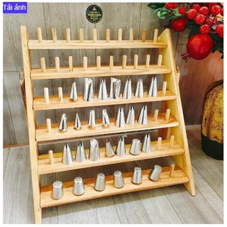 Kệ để đui bắt kem kệ gỗ tự nhiên