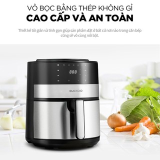  Nồi chiên không dầu Cuckoo 4.7L CAF-F0410T - Nồi chiên Cuckoo điều khiển cảm ứng nhiều chế độ nấu