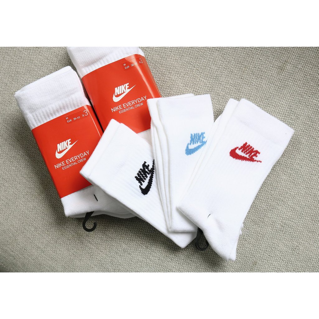 Vớ Tất NK Unisex Everyday Crew Socks 38-46 chính hãng xuất Nhật full pack giấy,cotton dày dặn ôm chân - NBK Store