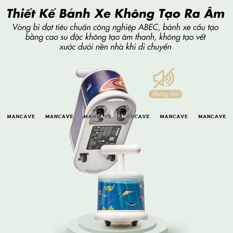 Xe Chòi Chân Trẻ Em Từ 1-6 Tuổi Italtrike La Cosa Xe Không Tạo Tiếng Ồn Chịu Tải 50KG Thiết Kế Bo Tròn Nhỏ Gọn Góc 360