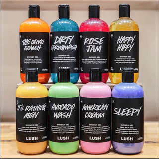 (fullsize 500g - 1kg) sữa tắm lush - shower gel (dirty, rose jam, sleepy, snow fairy, american cream, happy hippy...)