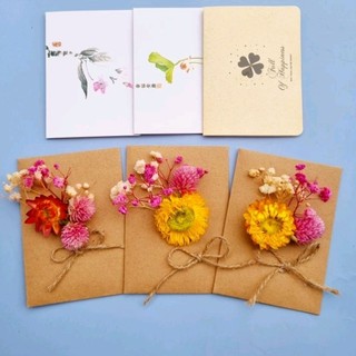 Thiệp handmade thiệp hoa khô xinh xắn