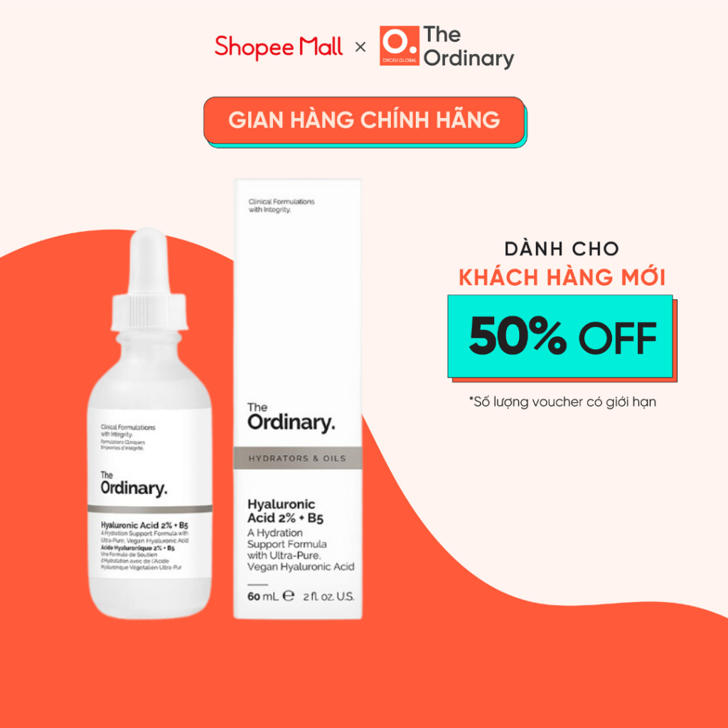 Tinh Chất T.O Drceu Hyaluronic Acid 2 % + B5 Dưỡng Ẩm Và Hồi Phục Chính Hãng 30 ML.