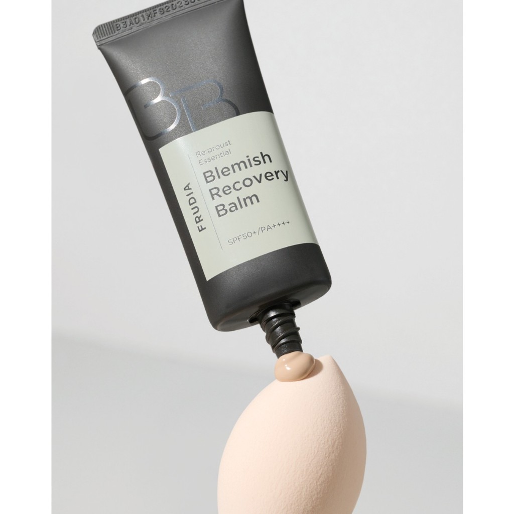 Kem Nền Chống Nắng Thuần Chay BB Cream Frudia Re:proust Essential Blemish Recovery Balm 40g