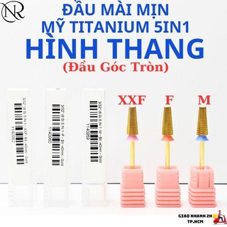 Đầu mài Mỹ Titanium 5in1 - Đầu mài mịn đi sát khoé móng an toàn, loại xịn và bền - Nails Red