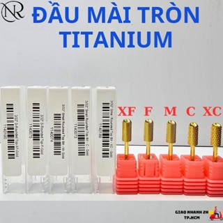 Đầu mài tròn Mỹ Titanium - Chuyên dùng mài mịn, mài phá cho đắp bột, đắp gel, phá sơn gel - Nails Red