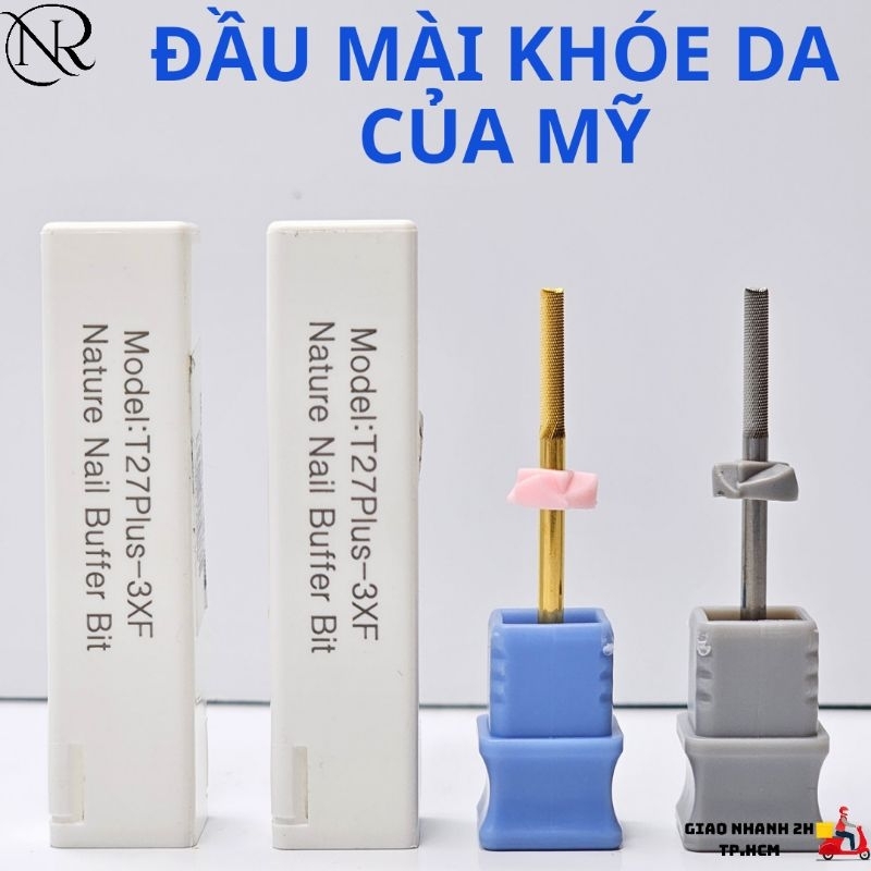 Đầu mài Mỹ Titanium - Chuyên dùng mài da và khóe  - Nails Red