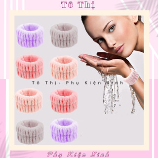 Băng đô rửa mặt đeo tay tránh ướt áo - Tô Thị