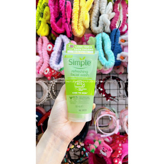 Sữa rữa mặt dạng gel Simple dưỡng da cấp ẩm 150ml hàng chuẩn