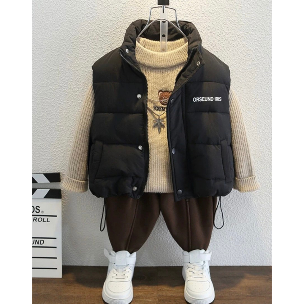 Áo khoác gile cho bé , áo khoác phao cho bé, áo khoác trẻ em cho bé size 6-32kg