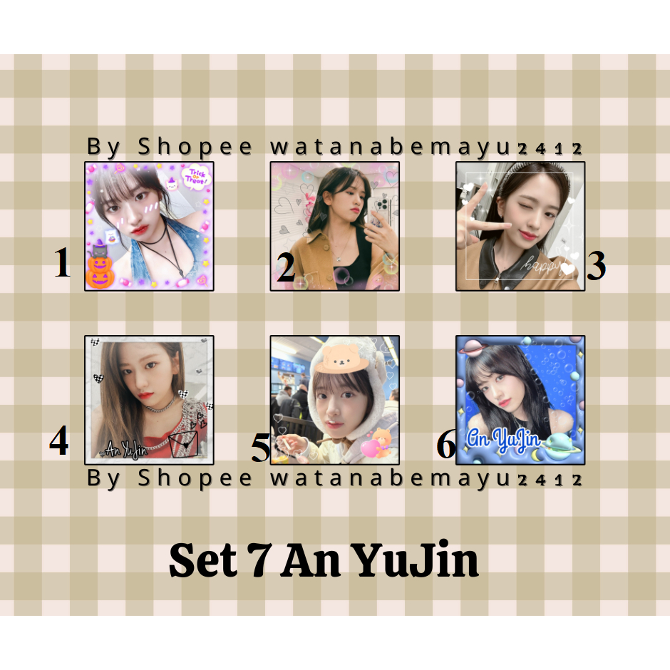 STICKER NIÊM PHONG IVE   WONYOUNG REI LIZ GAEUL LEESEO