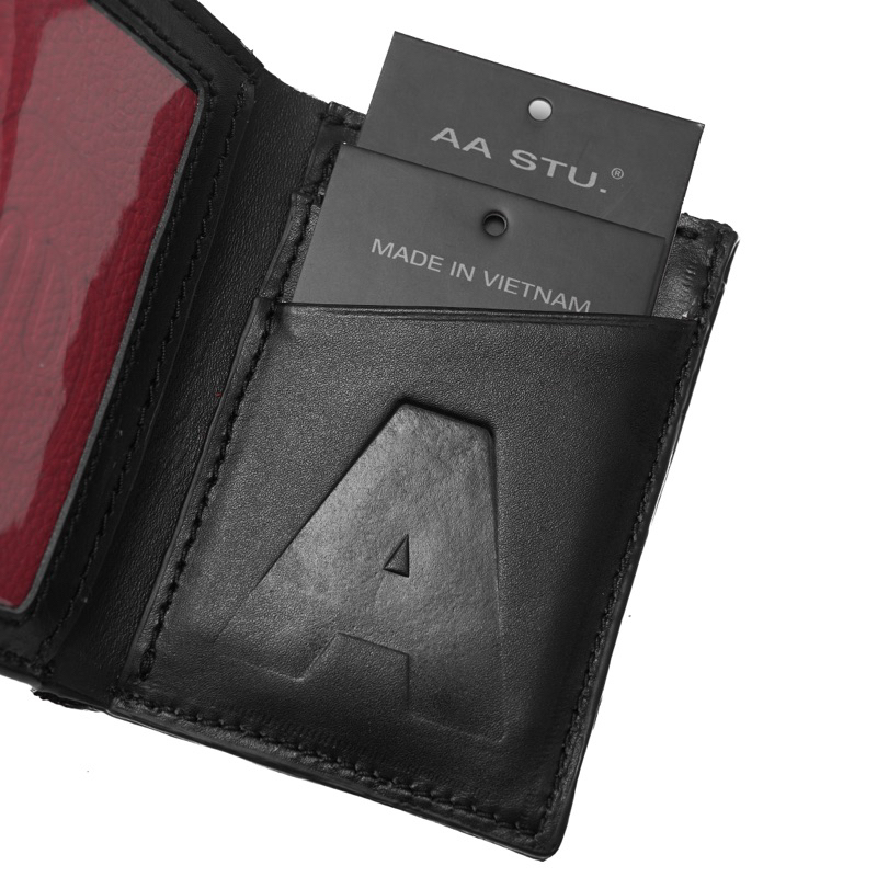 VÍ AA LEATHER WALLET // ĐEN // ĐỎ // AASTU // AASTUDIO