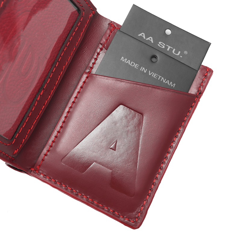 VÍ AA LEATHER WALLET // ĐEN // ĐỎ // AASTU // AASTUDIO