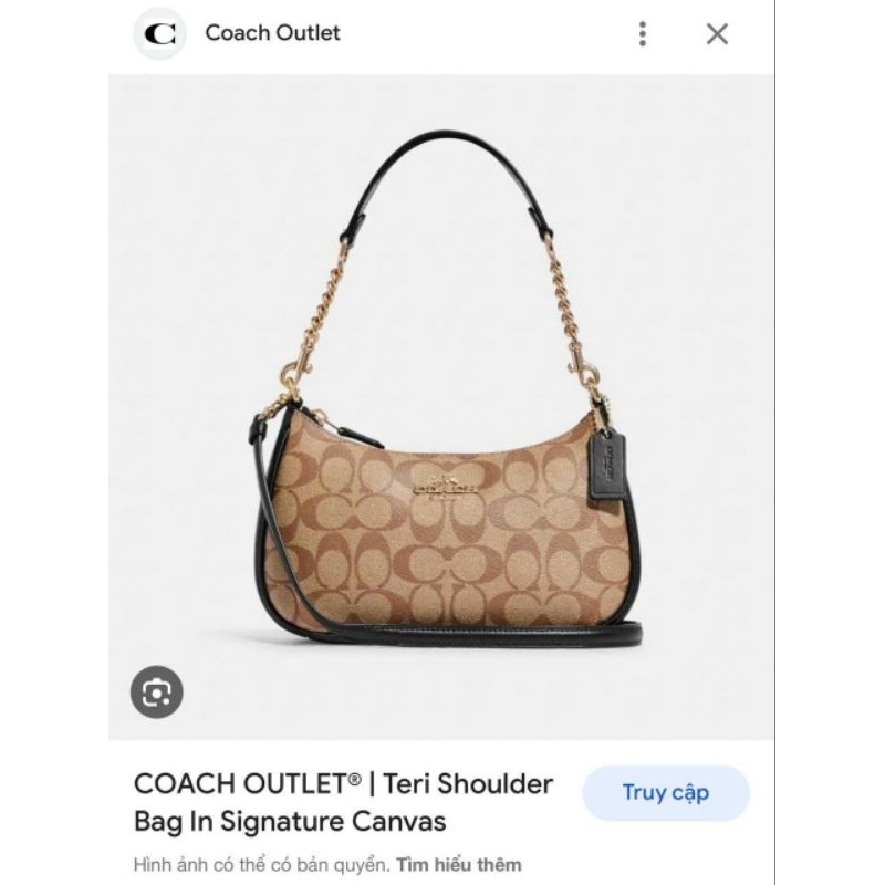Túi Coach Teri shoulder bag