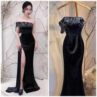 ĐẦM BẸT XẺ ĐÙI ĐÍNH ĐÁ DÂY TUA