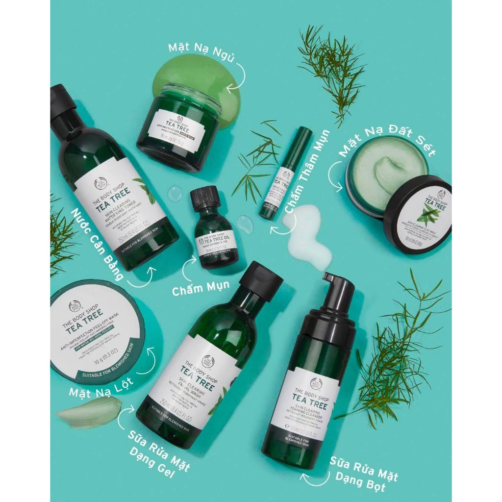 Tinh dầu tràm dành cho da mụn The Body Shop Tea Tree Oil 10ml