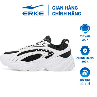 Giày chạy bộ Erke dành cho nữ thiết kế thời trang đế chống trượt vải lưới tăng độ thoáng khí 12122303468