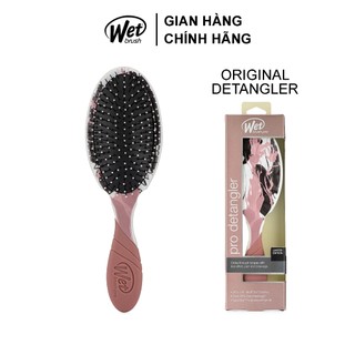 Lược chải gỡ rối tóc wetbrush dòng truyền thống họa tiết inked impression- blush